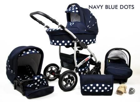 Raf-Pol Largo 2v1 2024 Navy Blue Dots + u nás ZÁRUKA 3 ROKY⭐⭐⭐⭐⭐