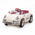 Baby Mix Retro Pearl White dětské elektrické autíčko + u nás ZÁRUKA 3 ROKY ⭐⭐⭐⭐⭐