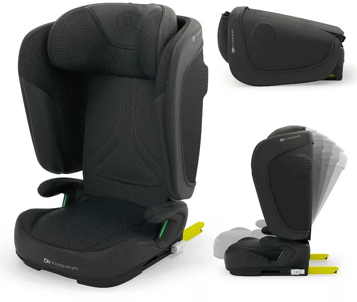Kinderkraft Unity 2 i-Size Black 2025 + u nás ZÁRUKA 3 ROKY a VRECKÁR ZADARMO ⭐⭐⭐⭐⭐