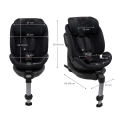 Kinderkraft Xrider 2 i-size 360° 2025 ⭐⭐⭐⭐⭐ Black + u nás ZÁRUKA 3 ROKY a VRECKÁR ZADARMO