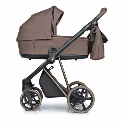 Kočárek Roan IVI 2v1 – Vintage Collection ⭐⭐⭐⭐⭐ Mocha Mousse ZÁRUKA 3 ROKY štýlový kombinovaný kočík pre moderných rodičov 2025