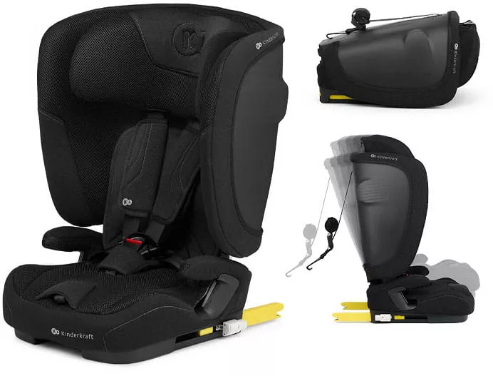 Kinderkraft Fix2Go i-Size ⭐⭐⭐⭐⭐ Black 2025 + u nás ZÁRUKA 3 ROKY a VRECKÁR ZADARMO